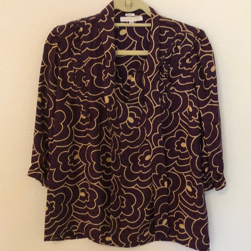 Corey Lynn Calter purple blouse 12